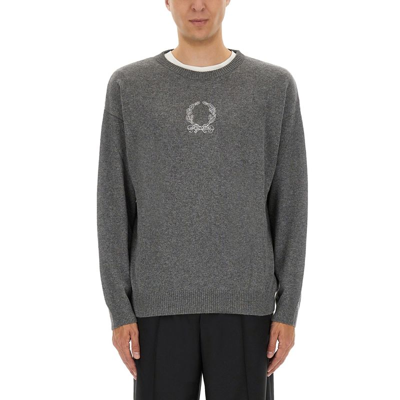 Moschino Men Wool And Cashmere Pullover